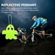 thumbnail image 1 of Raindrops 10Pcs Night Riding Reflective Ghost Pendants Green  Festival Decor, 1 of 8