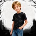 thumbnail image 2 of JAJAHO Kids Halloween T Shirts Bat Print Short Sleeve Crew Neck Graphic Tees For Boys Girls 4-13Y, 2 of 4