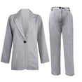 thumbnail image 7 of Women's Blazers Open Front Long Sleeve Work Office Womens Coats Cardigan Suit Jackets Blazer for Ladies Blazer Gray S, 7 of 7