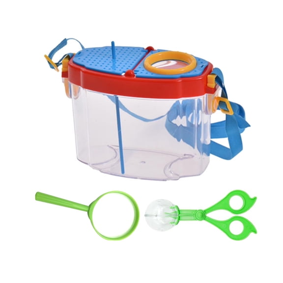 JOWNEEL Bug Catcher for Collection, Magnifying Glass, Critter Case and Bug Observation Container Science Educational