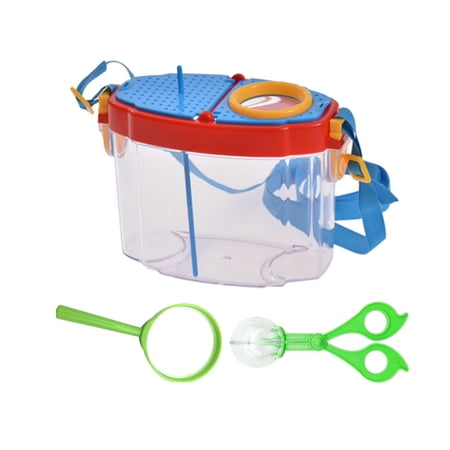 JOWNEEL Bug Catcher for Collection, Magnifying Glass, Critter Case and Bug Observation Container Science Educational