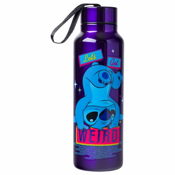 Botella de agua Silver Buffalo Lilo & Stitch de acero inoxidable de 800 ml