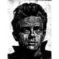 thumbnail image 2 of Shigley, Neil 25x32 White Modern Wood Framed Museum Art Print Titled - James Dean, 2 of 4