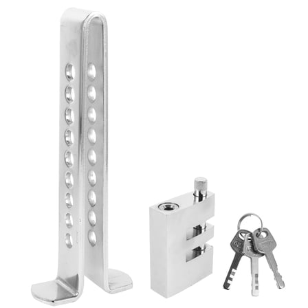 LABSERRON 1Pcs U-shaped Iron Car Clutch Lock for Anti-theft and Adjustable Vehicle Security