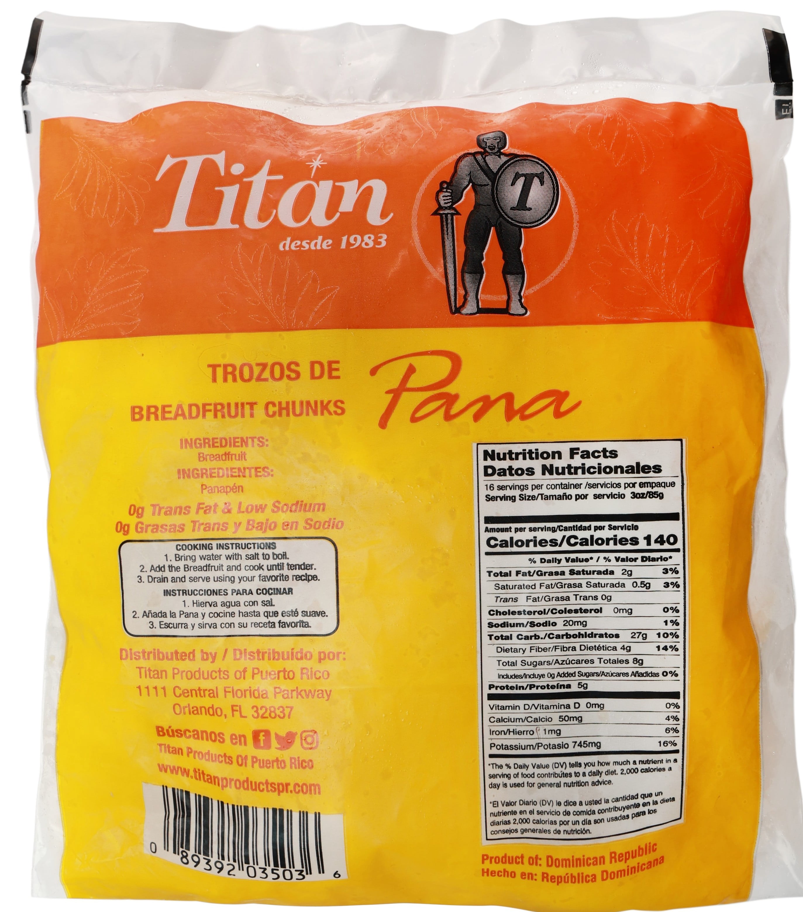 Titan Pana Chunks