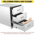 thumbnail image 6 of Outdoor Kitchen Drawers, Stainless Steel BBQ Access Drawers,Outdoor Kitchen Cabinets, Stainless Steel Kitchen Drawer for Outdoor Kitchen Island, Patio Grill Station, 6 of 9