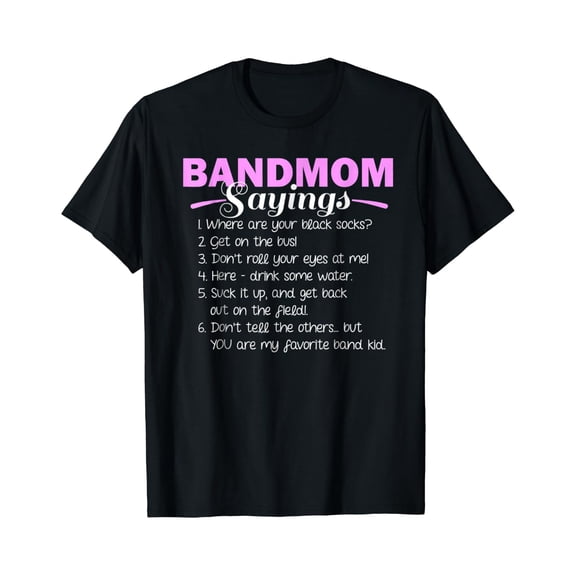 Marching Band T Shirts Music Fan Mom Music School Team Size S-5XL