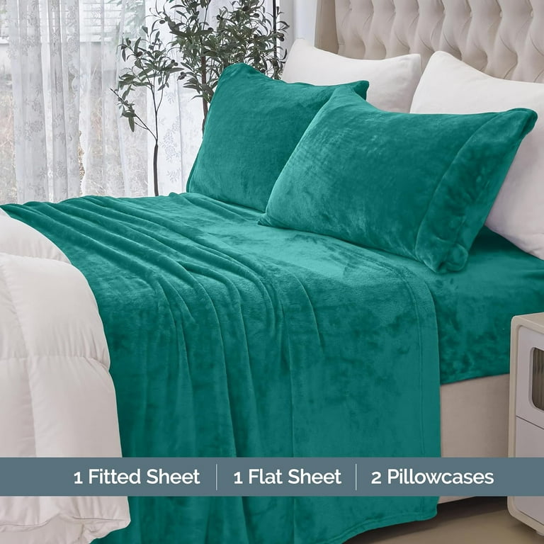 Soft And Comfortable Velvet Fitted Sheet With Non-slip And Anti