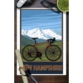 thumbnail image 3 of New Hampshire, Mountain Bike (9x12 Wall Art Print, Home Decor), 3 of 3
