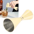 thumbnail image 4 of Bartending Jigger Cup, Elegant Comfortable Touch Jigger  For Home Gold Plating, 4 of 8