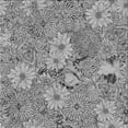 thumbnail image 1 of Ahgly Company Machine Washable Indoor Square Transitional Silver Gray Area Rugs, 6' Square, 1 of 7