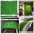 thumbnail image 6 of SDFGTstore 10pcs Artificial Green Wall Panels with Flower Decoration for Event Backdrops, 6 of 10