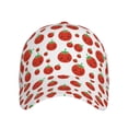 thumbnail image 2 of Yiaed Hand Drawn Tomatoes Print Cap Adjustable Size for Running Workouts and Outdoor Activities All Seasons, 2 of 5