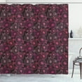 thumbnail image 1 of Ambesonne Bicycle Shower Curtain, Vintage Bikes in Pink, 69"Wx70"L, Multicolor, 1 of 3