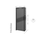 thumbnail image 3 of Mueble Zapatera Armario Organizador Repisa Armable Multiusos Xtellar Color Gris, 3 of 4