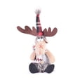 thumbnail image 1 of Cateissary Artesanía de Decoración de Navidad Colgante de pared Accesorios para festivales Color brillante Superficie lisa Feliz año nuevo Muñeca Kits de decoración para fiestas rojo/gris Cateissary HA069456-02, 1 of 6