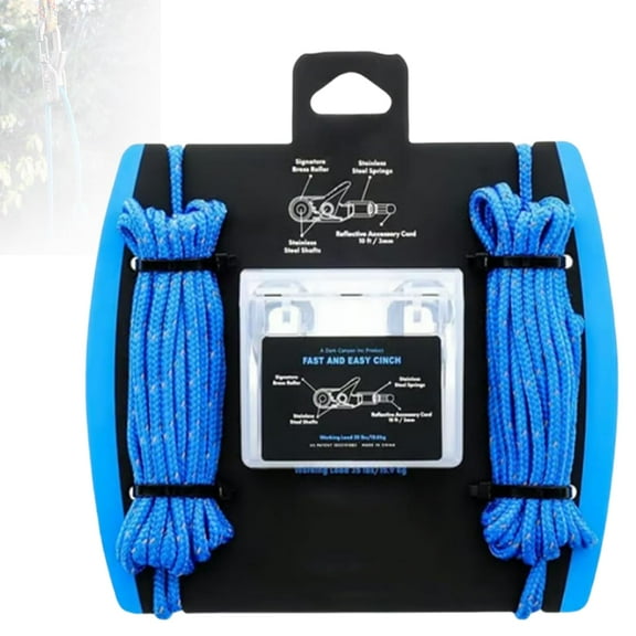 Rope Adjuster, No More Knots, Ultimate Outdoor Rope Adjuster, Rope Control Outdoor Rope Tension Adjuster for Outdoor, Camping and Boating Little Squirrel