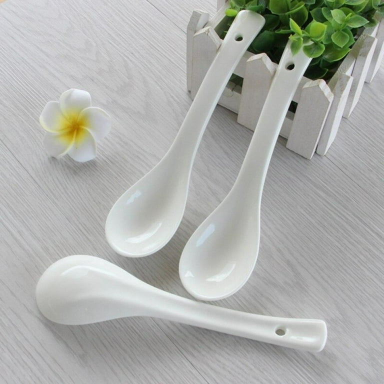 60 Mini White 3” Spoons