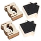 thumbnail image 3 of Letreros de pizarra, 2 juegos de mini pizarra de madera para exhibición artesanal, pizarra para bodas, máxima comodidad, 3 of 9