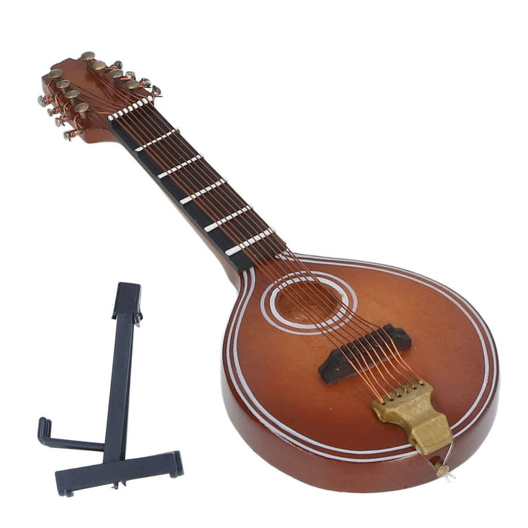 Mini Mandolin Instrument, Durable Multipurpose 8 Strings Mini