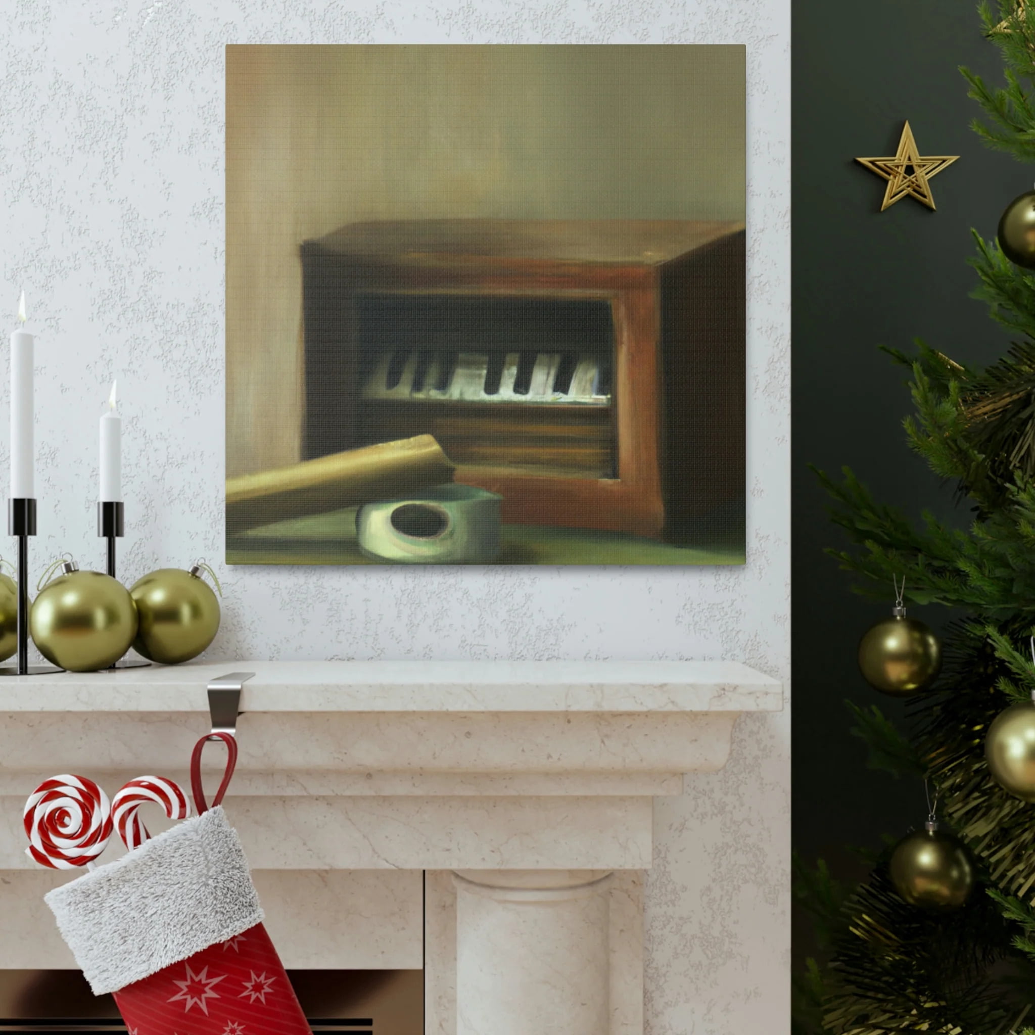 Harmonica in Neoclassicism - Canvas
