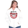 thumbnail image 3 of Wisconsin Wurst Meat Lovers Pun Funny Unisex Fleece Graphic Zip Up Hoodie Brisco Brands 4X, 3 of 5