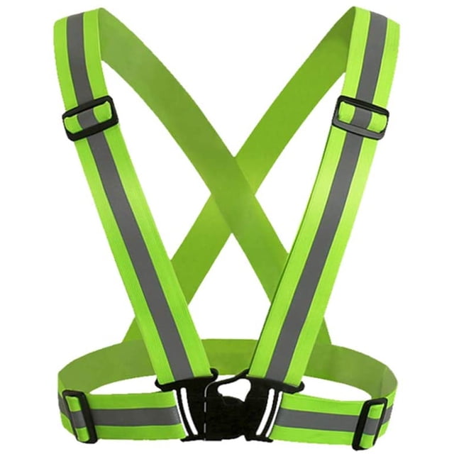 Reflective Vest Safety Gear HIGH Visibility Great FIT for Running Jogging Cycling Walking in Early Morning and Night (Unisex)