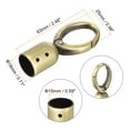 thumbnail image 2 of Uxcell 0.71" Cord End Cap Terminators Cord Finding for Tassel Making, 4 Pack Bronze, 2 of 5