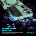 thumbnail image 5 of Pour Samsung Galaxy S24 Étui Compatible avec MagSafe PC+TPU Étui de Téléphone avec Couvercle d'Objectif, 5 of 5