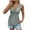 10#Gray, variant on Heisall Womens Tank Tops Summer Casual Sleeveless V Neck Twist Knot Front Patchwork Solid Color Everyday Style