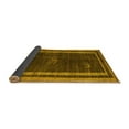 thumbnail image 2 of Ahgly Company Indoor Round Abstract Yellow Modern Area Rugs, 7' Round, 2 of 4