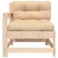 thumbnail image 3 of vidaXL Patio Chair with Cushions Solid Wood Pine, 3 of 9