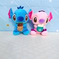 thumbnail image 1 of Figuras de dibujos animados de Lilo & Stitch de Disney para niños, muñecos de Stitch de 20cm, juguetes para bebés, regalo para niñas, 1 of 5