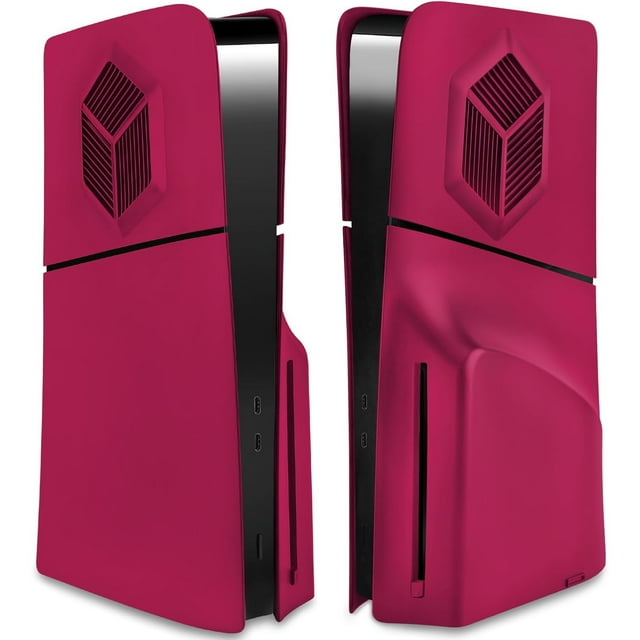 Pour Coque de Console PS5 Slim, Résistante aux Rayures, Panneau Latéral/peau/étui Détachable et Résistant à la Poussière avec Évents de Refroidissement, Accessoires PS5 Slim