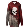 thumbnail image 4 of Futezty Hoodies Halloween Sweatshirt For Women Funny Letter Printed Graphic Season Pullover Tops, 4 of 5