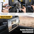thumbnail image 3 of BRICK- 360° Car Back Seat Headrest Universal Tablet Holder Mount For 4.7-12.9" Phone, 3 of 6