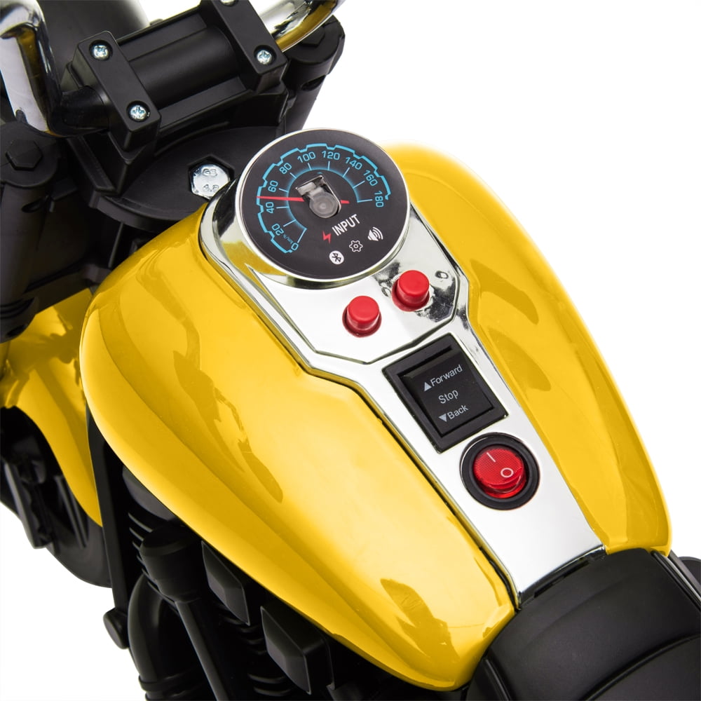 Lowestbest 6V Electric Toy Motorcycle Kids Battery Powered Car, Ride On Motorcycle w/ Training Wheels, Yellow Lowestbest 6V Electric Toy Motorcycle Kids Battery Powered Car, Ride On Motorcycle w/ Training Wheels, Yellow