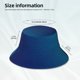 thumbnail image 3 of Balery teal blue Sombreros para el sol para hombre y mujer, sombrero de pescador con UPF 50+, 3 of 6