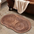 thumbnail image 3 of Granjero Gordo Alfombrilla de baño antideslizante de felpa mullida, accesorio de decoración para baño de 15 x 23 pulgadas (estilo F), 3 of 4