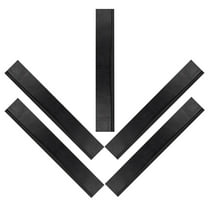 5 Pcs Car Micro Squeegee Curves Stainless Steel Glass Scraper Rubber Strip