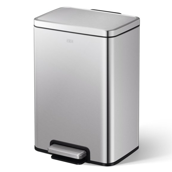 Bote de basura EKO Madison Acero Inoxidable 20 L Con tapa y pedal EK9361MMT-20L
