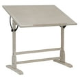 thumbnail image 6 of Studio Designs Vintage Solid Wood White Drawing/Drafting Table with 42" x 30" Adjustable Tilting Top in Coastal Whitewash, 6 of 11