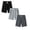 Black 1PCS & Grey 1PCS & Dark Gray 1PCS, variant on 3 Pack Mens Lounge Shorts Mens Pajama Shorts With Pockets Casual Mens Shorts Soft Lounge Pajamas