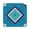 A009- Style I, variant on American Mahjong Mat with Instructions Non-Slip Rubber Mahjong Mats for Table Mahjong Accessories for Game Night and Christmas Gatherings Blue 1 Pack