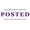 Purple, variant on Printtoo Posted Self Inking Rubber Stamp Pre-Inked Office Stamp- Home Office Business Stationery, 47 x 20 mm Black