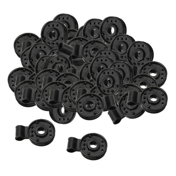Paquete de 50 pinzas pequeñas para toldo , de pinzas para lona, pinzas negras para , pinzas para tienda de mandíbula, pinzas Zulema Clips de lona de tienda