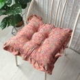thumbnail image 3 of Tauxra Coussin de Chaise en Velours 40 cm Tapis de Sol Rond avec Sangle pour Bureau Maison Extérieur, 3 of 6