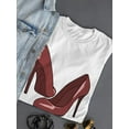 thumbnail image 3 of High Heels Leopard Shoes T-Shirt Women -SPIdeals Designs, Female x-Large, 3 of 4