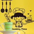 thumbnail image 4 of Kitchen Light Switch Sticker Cute Cook Vinyl Wall Decal Home Decor, 4 of 5