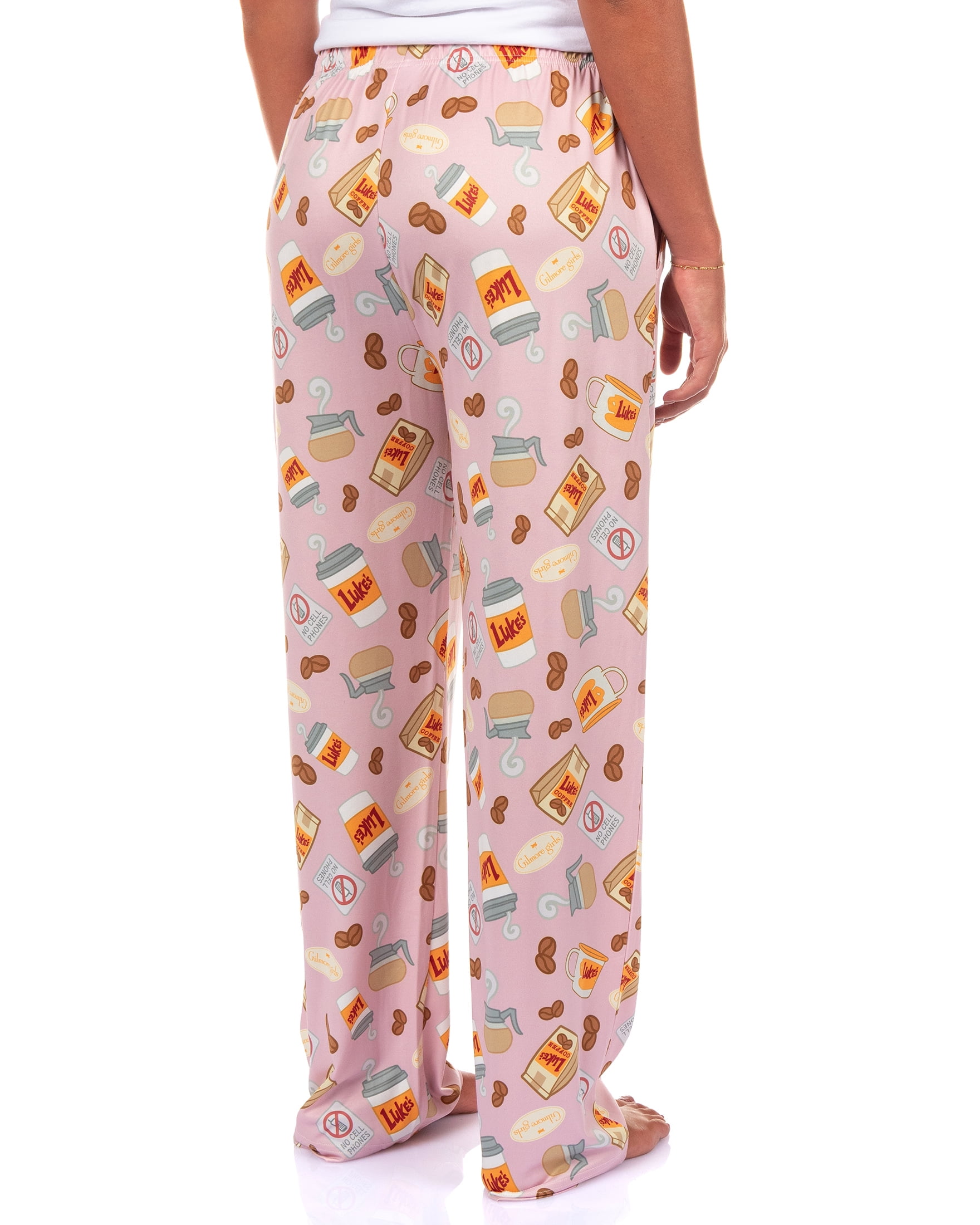 Gilmore Girls Pajama Pants Women's Luke's Coffee Themed Adult Lounge Sleep Bottoms